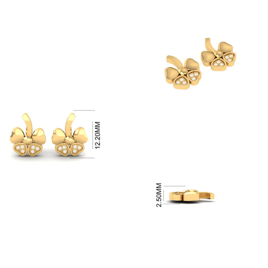 True Elegant 0.50CT Moissanite Diamond Dainty Small Stud Earrings Sterling Silver