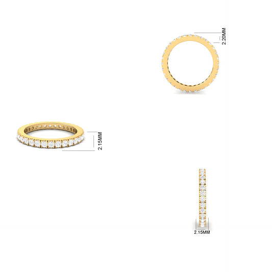 Red Ruby Wedding Band