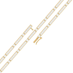 7.0CT Diamond Tennis Bracelet For Men And Women In Sterling Silver 7.0CT Diamond Tennis Bracelet For Men And Women In Sterling Silver