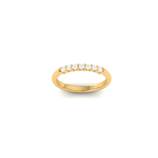 7 Stone Engagement Wedding Band Ring