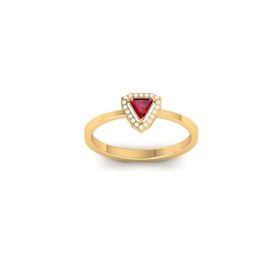 Ruby & Diamond Wedding Ring