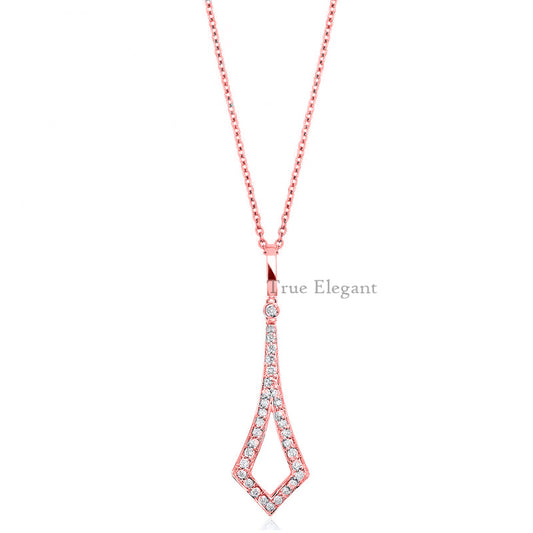 1.0 ct. t.w. Moissanite Diamond Delicate Pendant Necklace in Sterling Silver