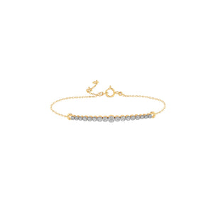1.50CT Moissanite Diamond Curve Bar Bolo Adjustable Bracelet For Her 1.50CT Moissanite Diamond Curve Bar Bolo Adjustable Bracelet For Her