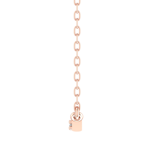 Sterling Silver Moissanite Dainty Delicate Necklace With 18 Inch Gold Cable Chain