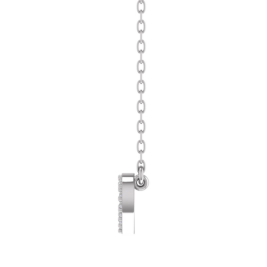 True Elegant Moissanite Diamond Necklace with Open Heart Pendant In 18kt Gold Over Sterling Silver