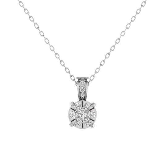 0.50CT Moissanite Diamond Dainty Pendant Necklace For Her