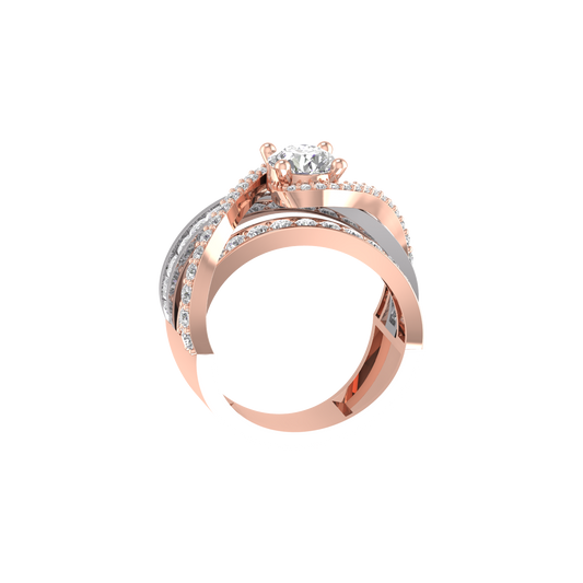 2.0CT Moissanite Diamond Engagement Ring For Her In 925 Sterling Silver