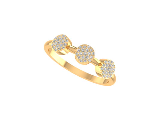 925 Sterling Silver Moissanite Diamond Wedding Anniversary Ring For Her 14kt Yellow Gold Plated