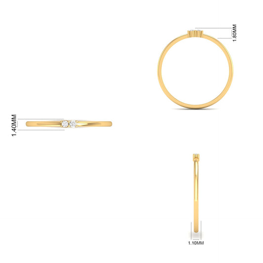 True Elegant Sterling Silver Moissanite Ring For Her