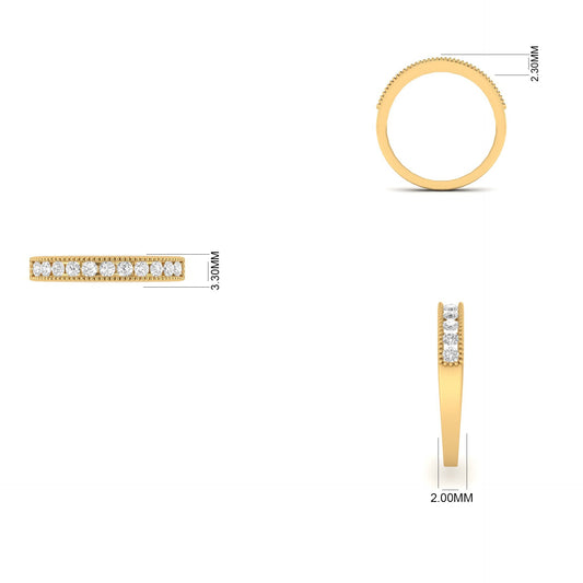 True Elegant Blue Sapphire Stackable Ring 925 Sterling Silver 18kt Gold Over Sterling Silver