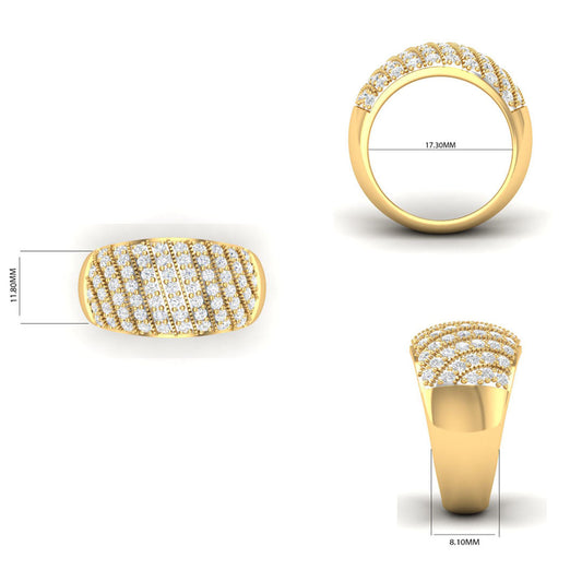 2ct Moissanite Engagement Promise Ring for Women - Diamond Wedding Band 925 Sterling Silver D Color VVS