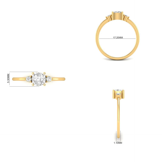 1.0cttw D Color VVS1 Clarity Round Brilliant Cut Moissanite Diamond 925 Sterling Silver