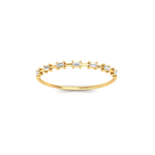 Baguette Moissanite Wedding Band for Women