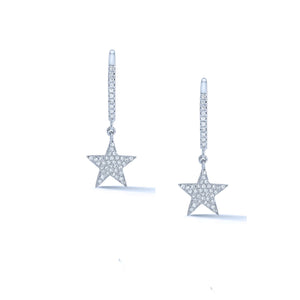 1.50CT Moissanite Diamond Star Drop Dangle Earrings Screwback 925 Sterling Silver 1.50CT Moissanite Diamond Star Drop Dangle Earrings Screwback 925 Sterling Silver