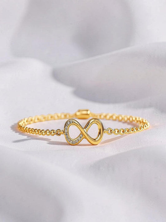 Premium Bracelet Gold Plated CZ