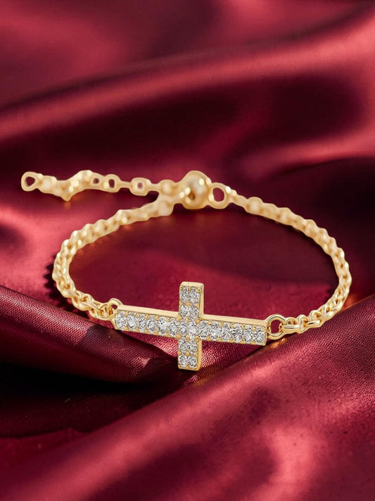Sparkle Bracelet Gold Plated CZ