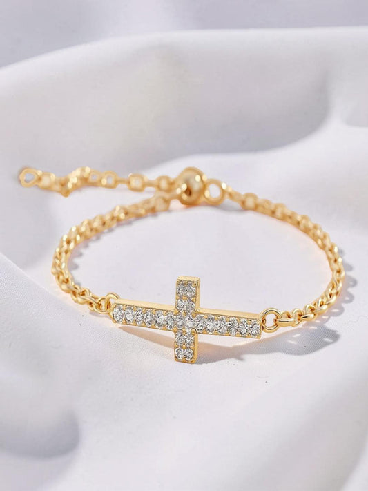 Sparkle Bracelet Gold Plated CZ