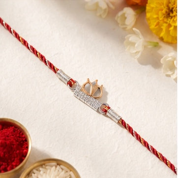 Trishul Crown Rakhi