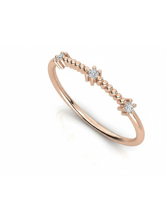 Princess Cut Classic Ring in 925 Sterling Silver - White Finish | True Elegant