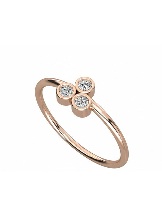 Pear Shape Vintage Ring in 925 Sterling Silver - White Finish | True Elegant