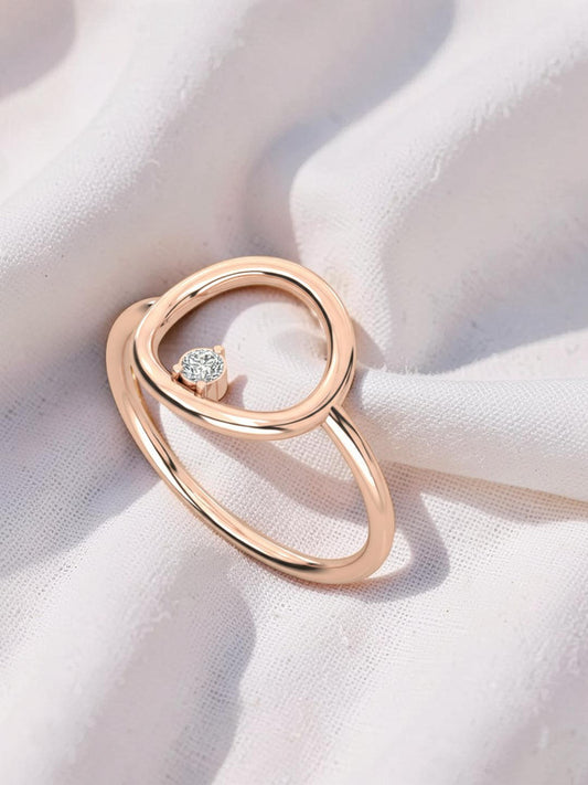 Three Stone Anniversary Ring in 925 Sterling Silver - White Finish | True Elegant