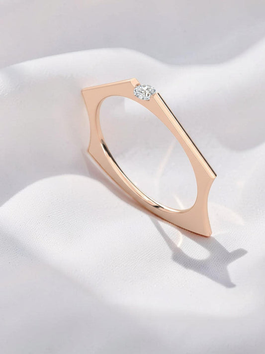 Cluster Party Wear Ring in 925 Sterling Silver - White Finish | True Elegant