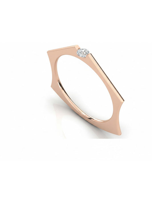 Cluster Party Wear Ring in 925 Sterling Silver - White Finish | True Elegant