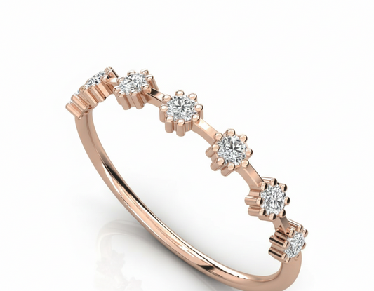 Solitaire Engagement Ring 925 Silver Handmade By True Elegant