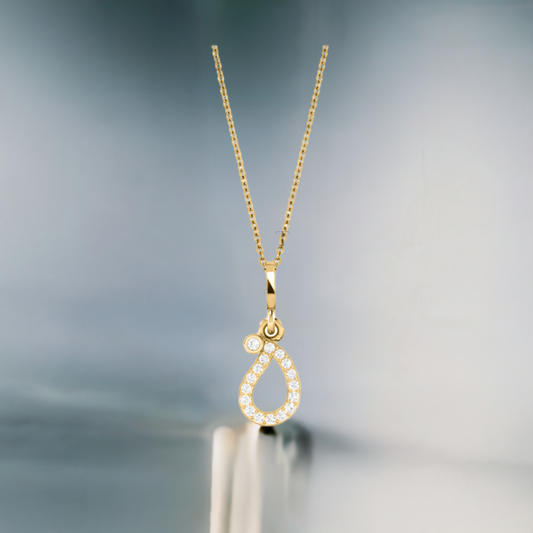 0.40  ct. t.w. Moissanite Diamond Delicate Dainty Pendant Necklace in Sterling Silver