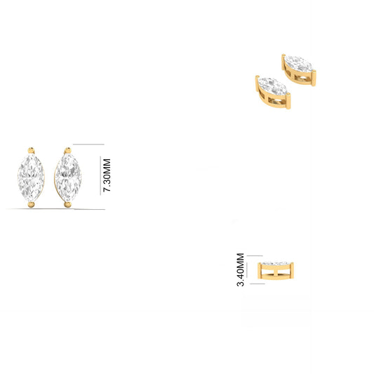 True Elegants Vibrant Garnet Stud Earrings In 18kt Gold Over Sterling Silver