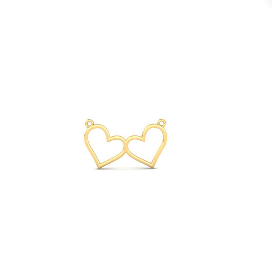 Interlocking Hearts Dainty Necklace