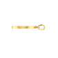 0.013CT Diamond Circle Dainty Pendant In 18kt Gold Over Sterling Silver