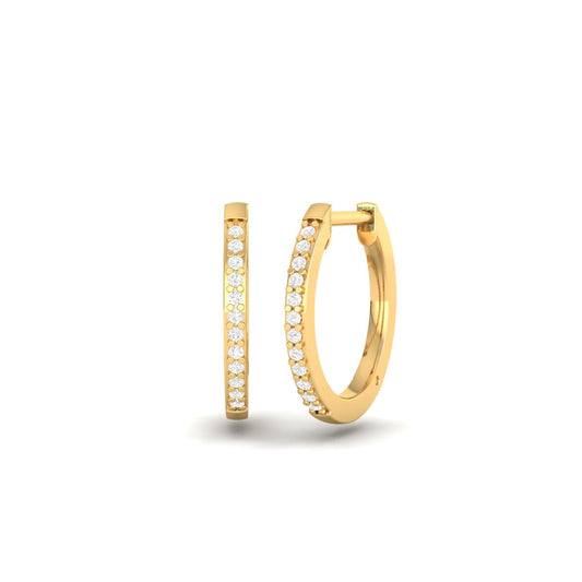0.50 ct. t.w. Moissanite Hoop Earrings in Sterling Silver