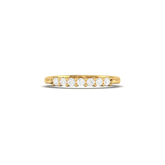 7 Stone Engagement Wedding Band Ring