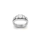 Infinity Design Round Cut Wedding Ring Set | Two Tone Gold Over 925 Silver | True Elegant Bridal Jewelry