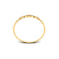 Moissanite Diamond Bangle Bracelet 18kt Gold Over Sterling Silver