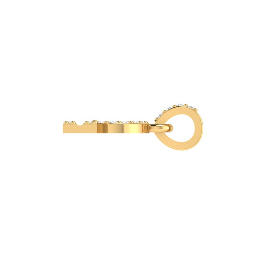 Sagittarius Star Sign Pendant – Zodiac Necklace in 18K Yellow Gold Over Sterling Silver