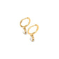 1.0CT Oval Moissanite Drop Earrings In Sterling Silver
