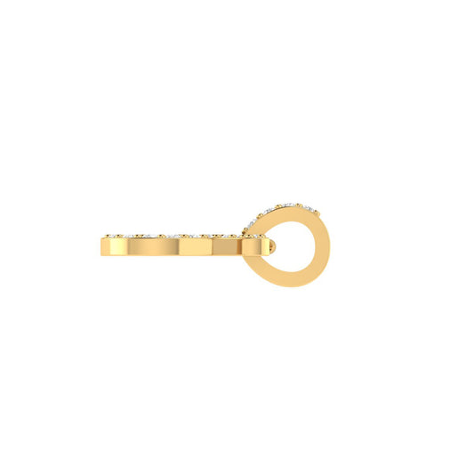 Taurus Zodiac Necklace – Astrological Horoscope Pendant in 18K Yellow Gold Over Sterling Silver