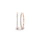 0.38 ct. t.w. Diamond Hoop Earrings in 18kt Gold Over Sterling Silver