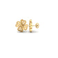 Clover Ruby Stud Earrings for Women, 18K Yellow Gold Over Sterling Silver, Heart-Shaped Lucky Charm Gift