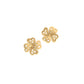 Clover Emerald Stud Earrings for Women, 18K Yellow Gold Over Sterling Silver, Lucky Gift Jewelry