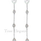 1.5CT Moissanite Diamond Everyday Dangle Drop Earrings In Sterling Silver