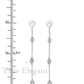 1.5CT Moissanite Diamond Everyday Dangle Drop Earrings In Sterling Silver