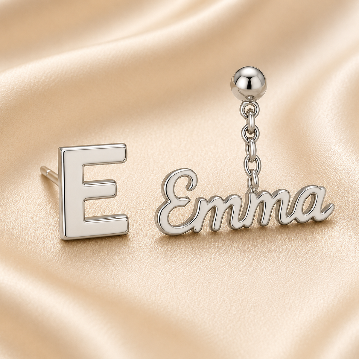 Name / Initial Earrings