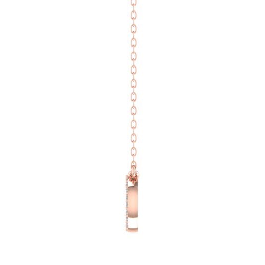True Elegant 1.0CT Circle Of Life Diamond Pendant 18 Inch Chain Sterling Silver 925