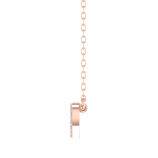 Sterling Silver Moissanite Small Heart Necklace Pendant With 18 Inch Chain