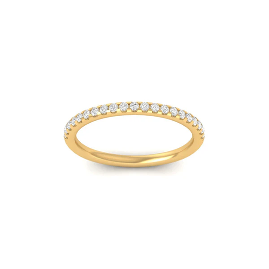 Moissanite Wedding Band Ring 0.50ct Brilliant Round Cut D Color VVS1 Clarity Moissanite Diamond Half Eternity Rings