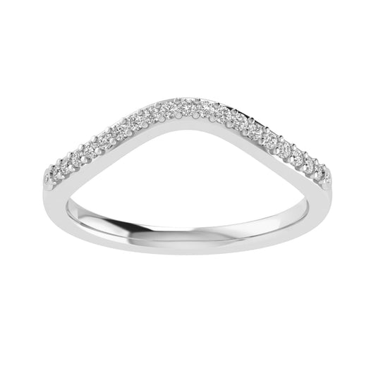 Moissanite Wedding Band Half Eternity Ring D Color VVS1 Clarity Ring S925 Sterling Silver