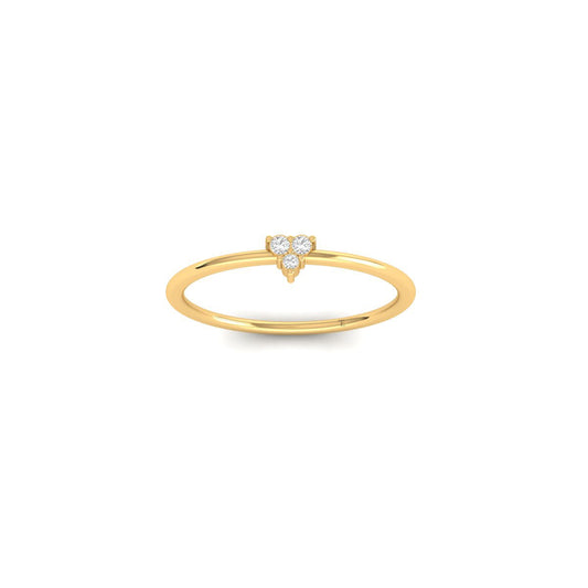 Moissanite D Color VVS1 Clarity Diamond Tiny Promise Ring